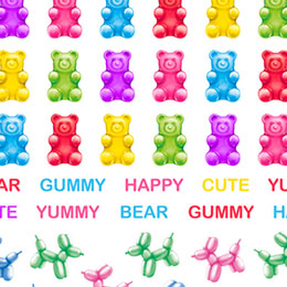 MAIプロデュース Colorful Gummy Bear & Balloon Dog