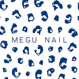 [40%OFF][公式限定] MEGU NAIL プロデュース MEGUレオパード BLUE(ブルー)