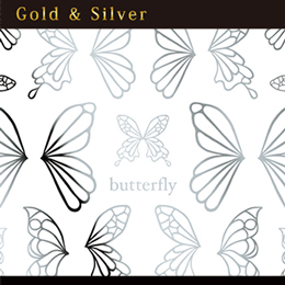 [公式限定] honchan プロデュース Butterfly motif silver (ジェル専用)