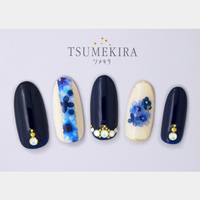 【生地デコ　貼るだけシール】flicka nail arts プロデュース GIRLS