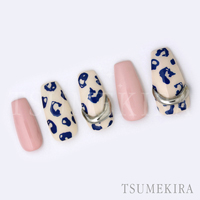 [40%OFF][公式限定] MEGU NAIL プロデュース MEGUレオパード BLUE(ブルー)